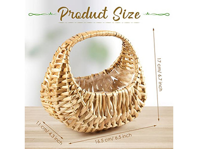 Cesta de Piquenique Africana Flor para Cesta Atacado Conjunto de Cavacos de Madeira