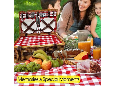 Cesta de Piquenique para Chá da Tarde Cestas Pequenas em Grande Quantidade Cesta Italiana