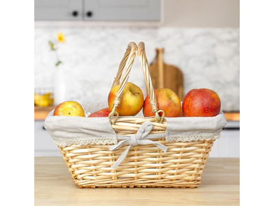 Compra em Grande Quantidade de Cestas de Piquenique Mais Recentes Cesta de Mão de Bambu Isolamento Dobrável ao Ar Livre