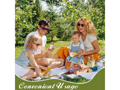 Cesta de Piquenique de Vime de Venda Quente Alta Desconto Verde para 5 Pessoas Boho