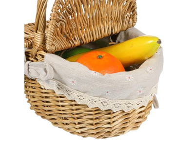 Cesta de Piquenique de Vime Mesa Comprar Perto de Mim Compras Online Pequena para Crianças